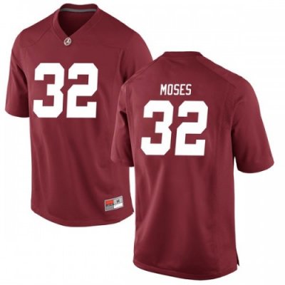 Men's Alabama Crimson Tide #32 Dylan Moses Crimson Game NCAA College Football Jersey 2403AWQZ3